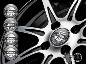 Jeep Decalcomania Ruote Stile Loghi Gara Cupola